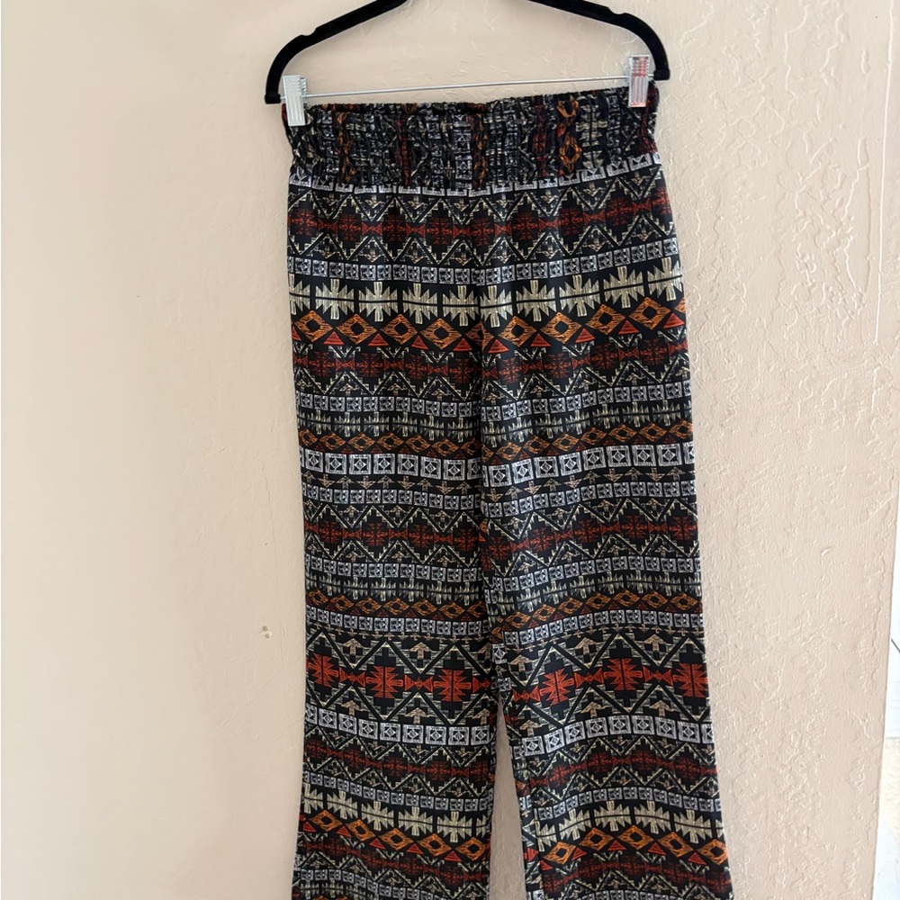 Women's Multicolor Patterned Pants
